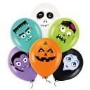 Strašidelné halloweenske balóny MONSTERS - 6 ks