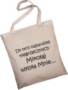 EKO BAVLNANÁ TAŠKA NA RAMENO NÁKUPNÝ VIANOČNÝ DARČEK NA PLEME W11