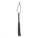 Toyz4Lovers Frusta a frange Five Flogger black Whip, Czarny BDSM