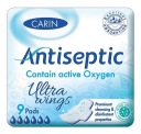 Carin Antiseptic Wings Ultra tenké hygienické vložky 9 ks