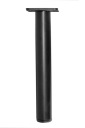 Silná nábytková noha, 20 cm, okrúhla, čierna, Loft