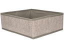 Textilná BOX ORGANIZÁTOR KOŠÍK 28 x 24 x 10 cm - do ŠATNÍKA
