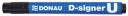 ZNAČOVAČ DONAU D-SIGNER U okrúhly 2-4MM ČIERNA