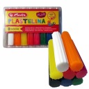 Fluorescenčná plastelína 8col x6,5cm 65g HERLITZ