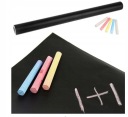 VEĽKÁ SAMOLEPIACA TABUĽA NA KRIEDU + 5x XXL CHALK