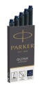 Náplne do pera PARKER QUINK, námornícka modrá, 5 ks