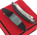 SVORKA NA VLASY ČIERNA AUTOMATICKÁ 2 CM/8,5 CM OVÁL