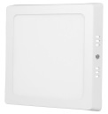 Prisadený LED panel 12W, neblikavý, CCD, štvorcový, silný, neutrálny
