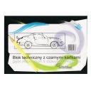TECHNICKÝ BLOK A4 8k 160g ČIERNA PROTOS KARTY