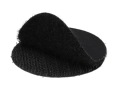 SAMOLEPIACIE KOLIESKA NA VELCRO PÁSKA 45 mm 4,5 cm ČIERNA