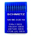 SCHMETZ DBx1 ihly 16x231 hrúbka 90 SES guľôčkový