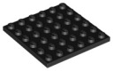 LEGO 3958 TANIER 6x6 ČIERNA NOVINKA (5g)