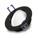 Halogénové svietidlo ROUND CAST ALU BLACK pre LED