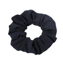 Vlasové elastické scrunchies scrunchies, matné, tmavomodré, veľké, volánikové, XL