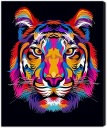 Diamond Painting Nová séria 5D zvieracích obrázkov diamantová výšivka lev tiger