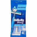 Gillette Blue II Plus jednorázové holiace strojčeky pre mužov 4 ks