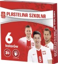 Plastelína POLSKA PZPN 6 farieb LEWANDOWSKI 4494