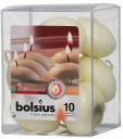 Sviečky BOLSIUS Plávajúce sviečky CREAM 10 kusov