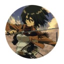 Shingeki no Kyojin Mikasa 58mm kolík