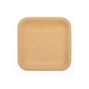 Kraft papierové taniere 18cm 8ks eko gril