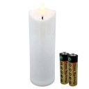 Vložka na sviečky LED sviečka 14,5 cm biela + batérie