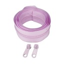 5mm špirálový zips, fialový vres LILA, 1m + jazdce