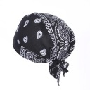 BANDANA VIAZANÝ BAVLNENÝ ŠÁL BANDAM HEADSCRAFT ČIERNA