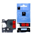 DYMO TAPE D1 45017 12mm / 7m ČERVENÁ