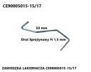Maľovacie prívesky S CE90005015-15/17 - 50 ks.
