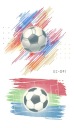 Umývateľné tetovanie pre deti BALL EC041