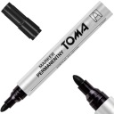 Permanentný popisovač TOMA TO-090 okrúhly 1,5mm čierny