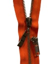 Zipsy oranžové kovové 5 mm 35 CM VÝROBCA