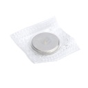 Šijací magnet MW 15x2 N38 v PVC fólii 28x28 mm, sada 4 kusov
