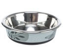 TRIXIE Miska pre psa modrá/sivá nerez/plast 0,8 l/o 17 cm