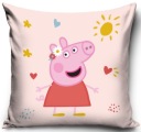 PEPPA PIG obliečka na vankúšik jasiek 40x40 zamat VELVET