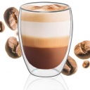 TERMOSKLO NA KÁVU ČAJ LATTE S DVOJITÝM DNOM 350ml AKO DARČEK