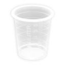 PLASTOVÉ POHÁRKY NA LIEKY VODKA S ODSTUPŇOVANÍM 30ml MALÉ HRNČKY 90 ks.