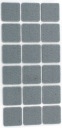 Samolepiace plsti STAROSTLIVOSŤ O PODLAHU 30x30 mm SVETLO SIVÁ