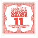 Ernie Ball EB1011 jednoduchá struna pre elektrickú/akustickú E1 11'