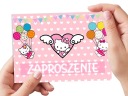 POZVÁNKA HELLO KITTY NA NARODENINY DIEŤAŤA + OBÁLKA ZDARMA