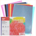 HLADKÝ hodvábny papier v hárkoch, BLOK A4, 24 x 32 cm. 10 listov MP
