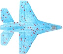 V2 KLZÁR LIETADLO S VYPÚŠŤOVAČOM STYROFOAM DETI SKY FIGHTER.