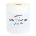 Termotransferové etikety 100x170mm 300ks 40mm