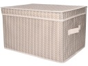Textilný ORGANIZÉR BOX 40 x 30 x 25 cm s vekom - na ŠATNÍK