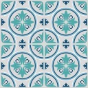 Samolepiaca fólia na nábytok z dyhy 45 x 50 cm Marocké dlaždice Cassia Teal