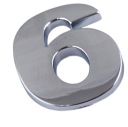ZNAK ČÍSLO ČÍSLA VEĽKÉ PÍSMENO CHROME 6 SIX J6I89