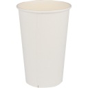 Pohár papierový 400 ml BIELY 50 ks.