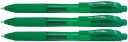 PENTEL gélové pero 0,7 MM BL107-D zelené x3