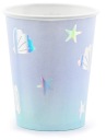 Poháre Narvalové mušle Sea Underwater World Birthday Party 220ml 6ks.