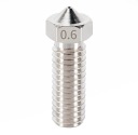 Tryska Nerezová oceľ Nerezová sopka 0,6 mm 1,75 mm M6 E3D V6 RepRap